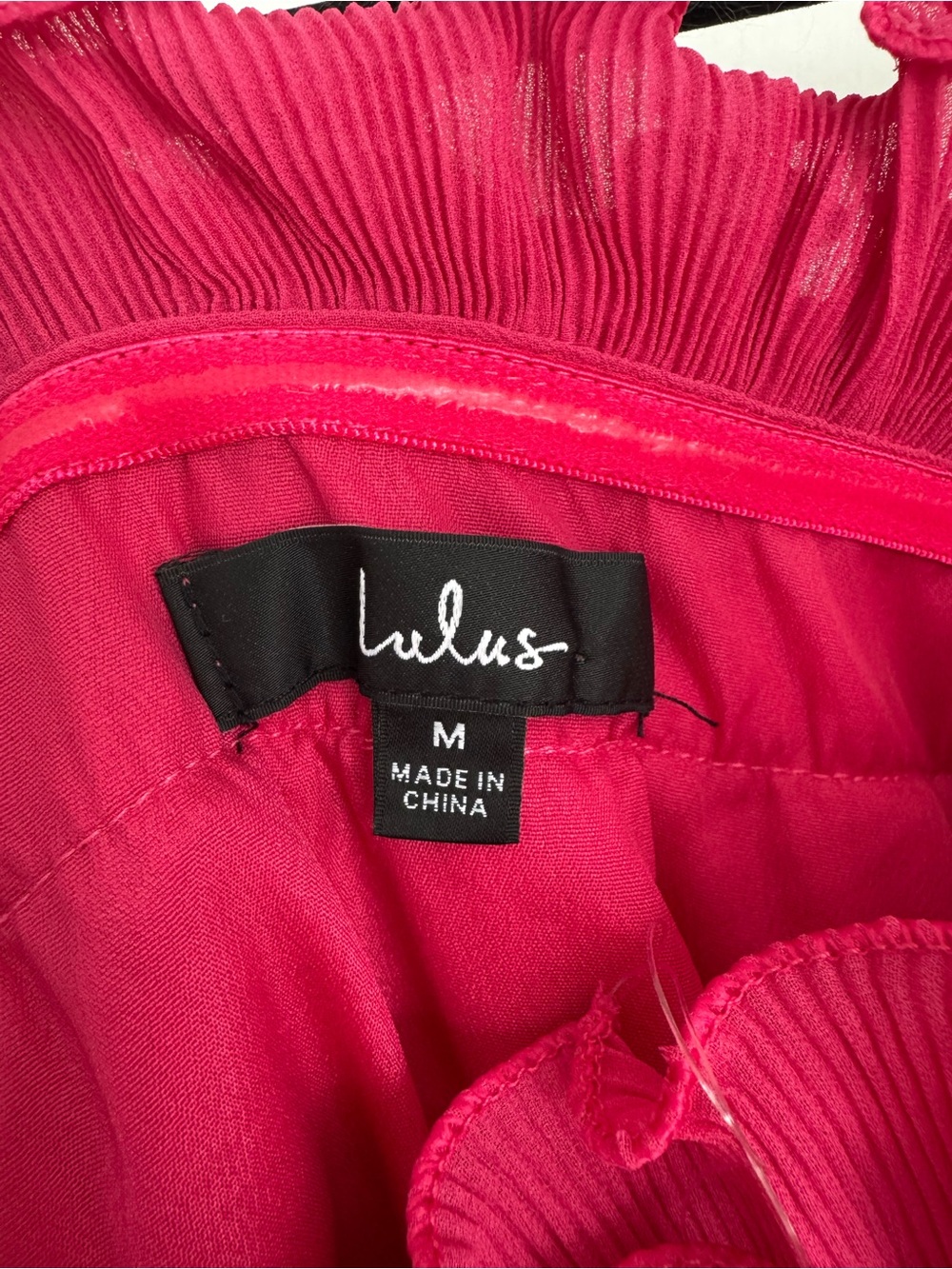 Lulu's Hot Pink Ruffled Mini Dress - Picture 5 of 5